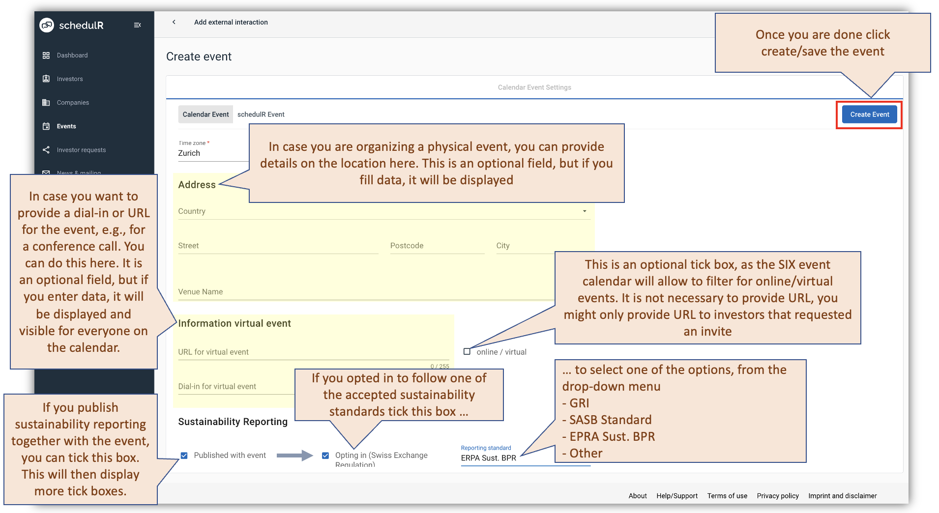 Figure 12.3.1  – Calendar form – Screen 3