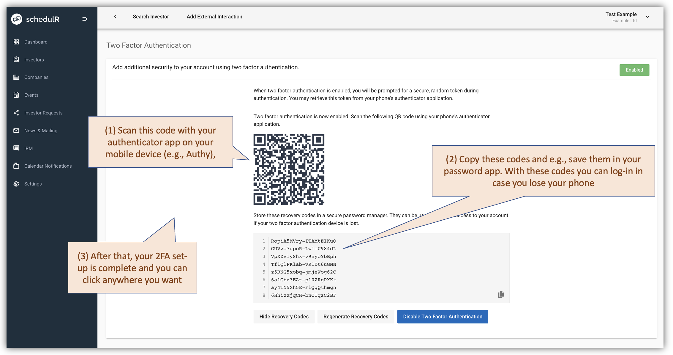 Figure 2.11 – NFA Set-up – 2/2