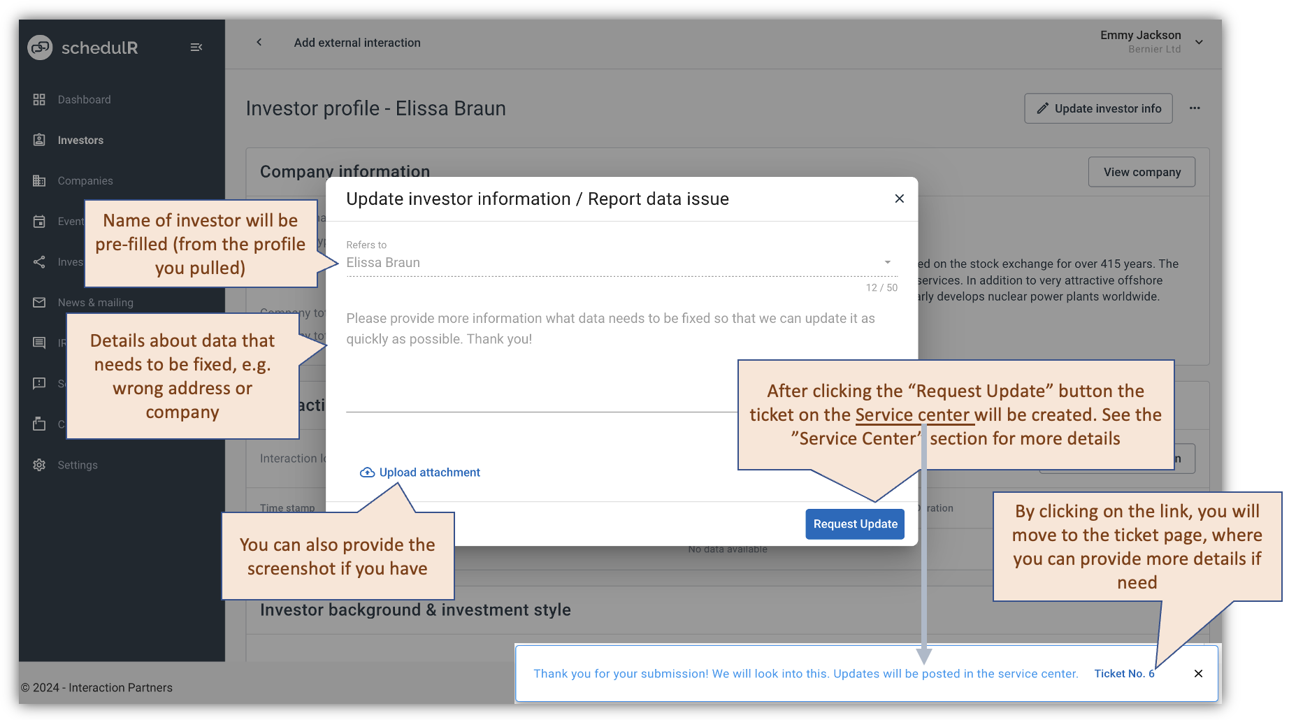 Figure 4.6 – ‘Improve Data Request’’