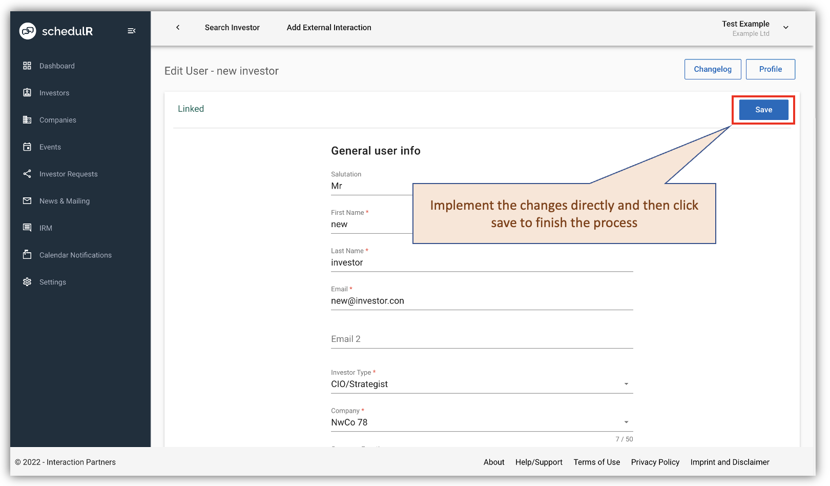 Figure 4.7 – Direct Data Update