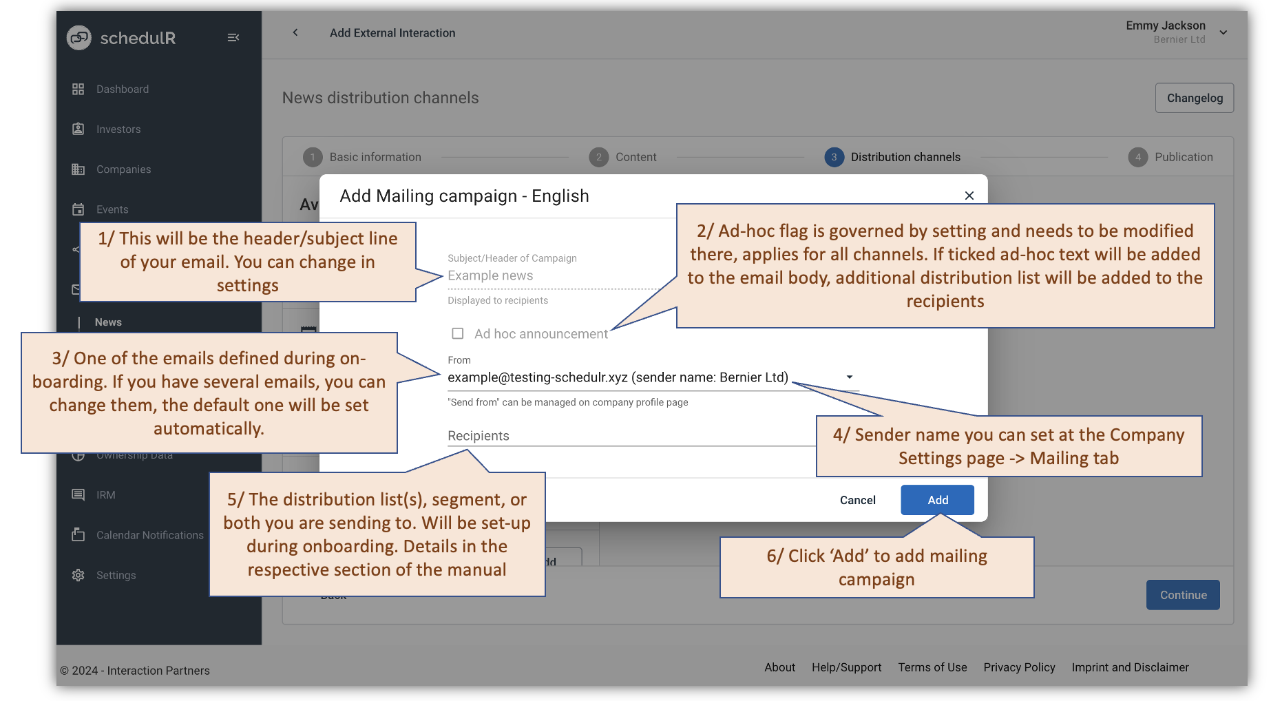 Figure 9.11 – News – Distribution Channel - Email