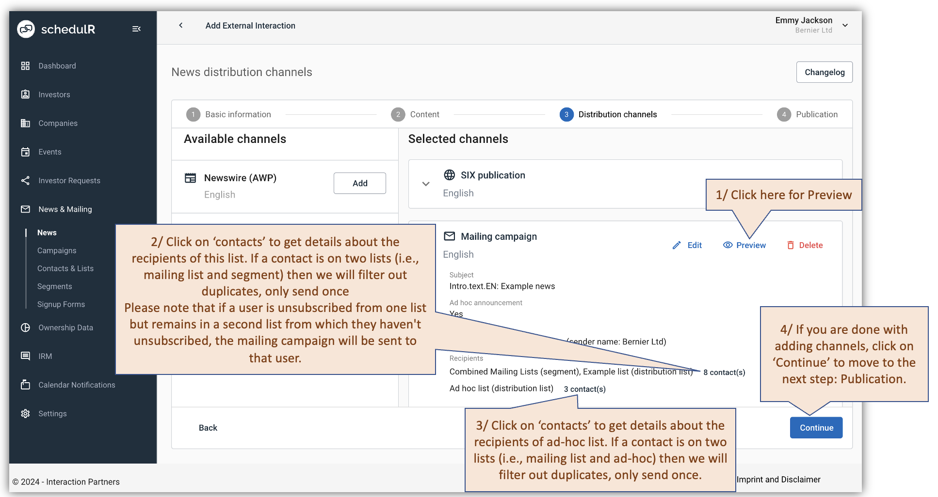 Figure 9.12 – News – Distribution Channel – Email